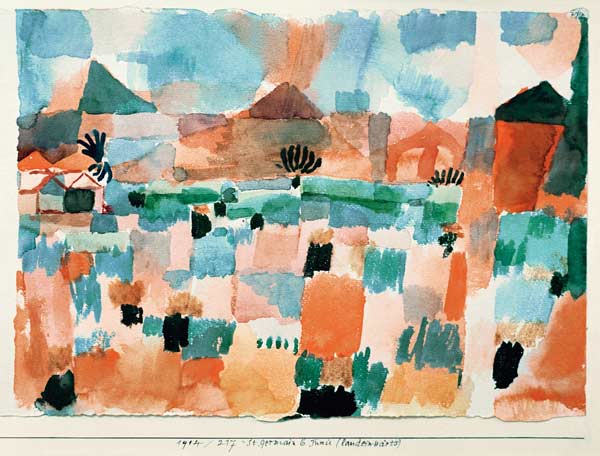 St. Germain b. Tunis (landeinwaerts) - Paul Klee