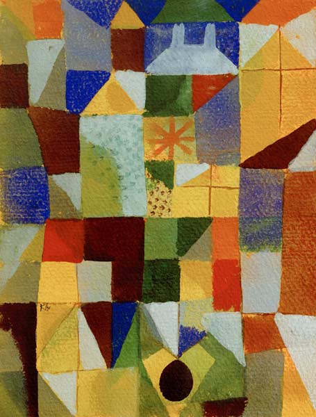 Staedtische Komposition m.d. mit gelben a Paul Klee
