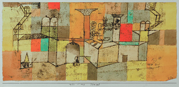 Tempel, 1921.119. a Paul Klee