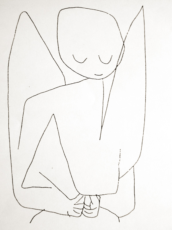 Forgetful Angel (Vergesslicher Engel) a Paul Klee