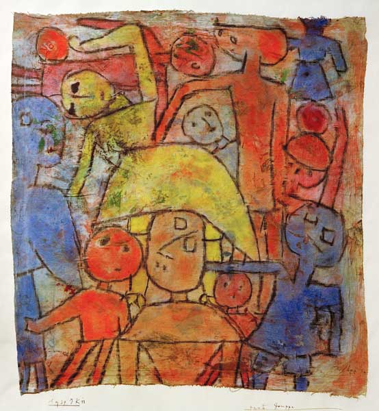 Bunte Gruppe, 1939, 1133 (JK 13). a Paul Klee