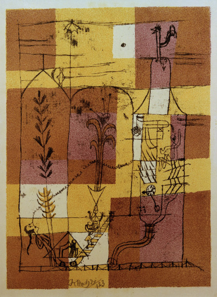Hoffmaneske Maerchenszene, 1921, 123. a Paul Klee