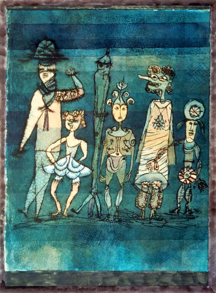 Masken, 1923. a Paul Klee