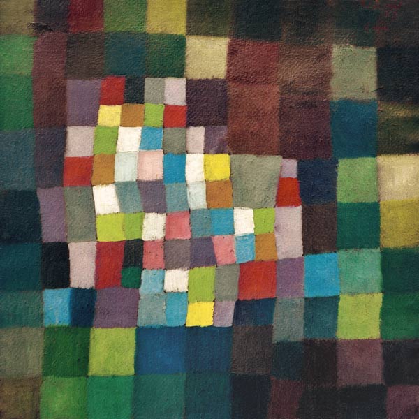 Abstract mit Bezug auf einen a Paul Klee
