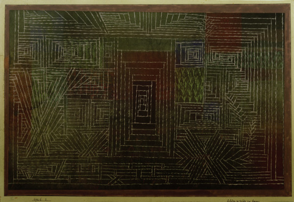 Schloss im Wald zu bauen, 1926.2 a Paul Klee