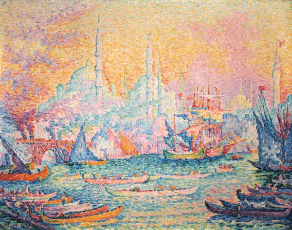 Istanbul, 1907 (oil on canvas) a Paul Signac