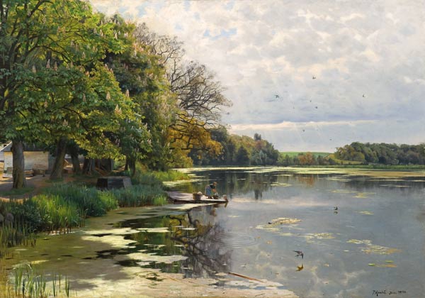Sunny Spring Day at the Water a Peder Moensted