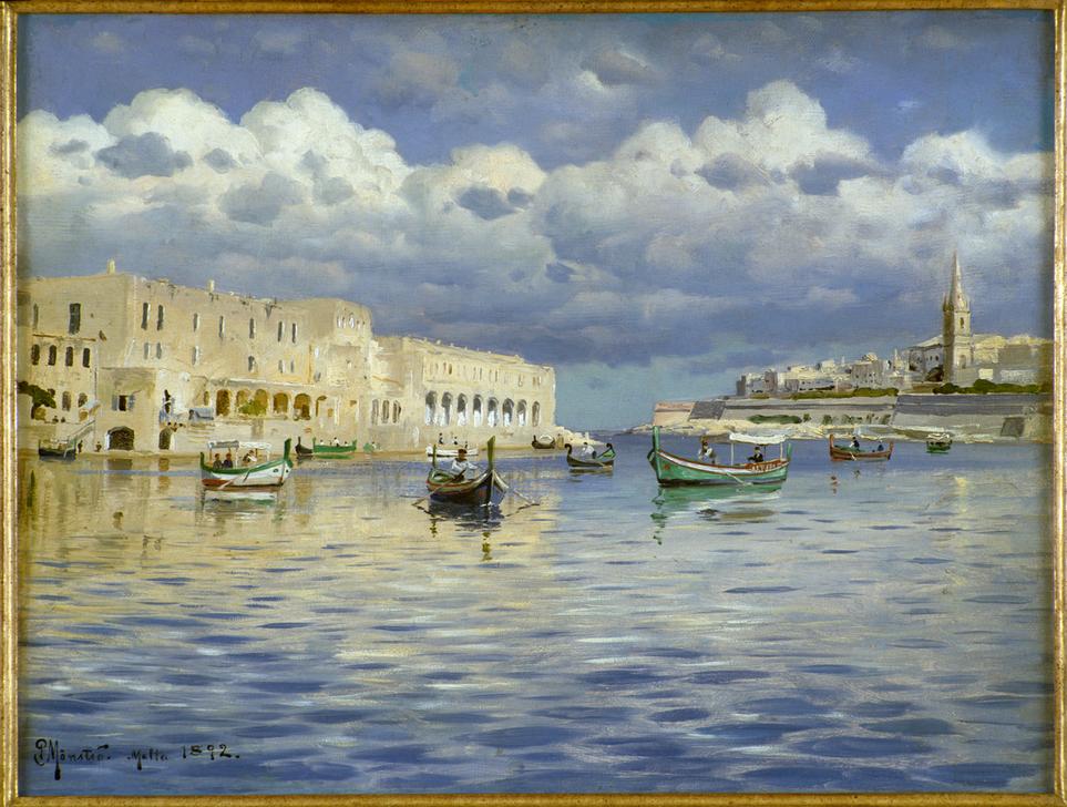 Malta Harbour a Peder Moensted