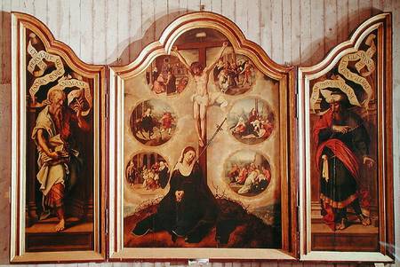Triptych of the Seven Sorrows of the Virgin a Pedro Orley