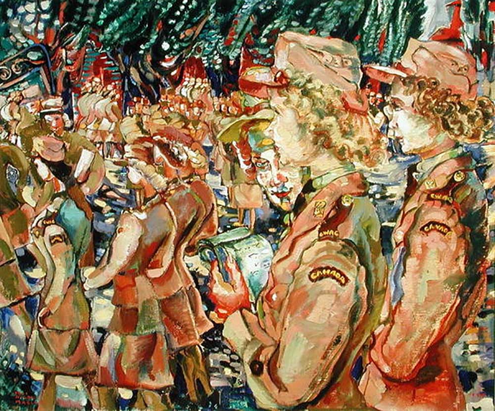 Morning Parade, 1944 a Pegi Nicol Macleod