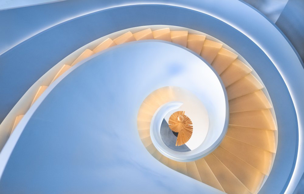 spiral stairs a Peiyin Wang