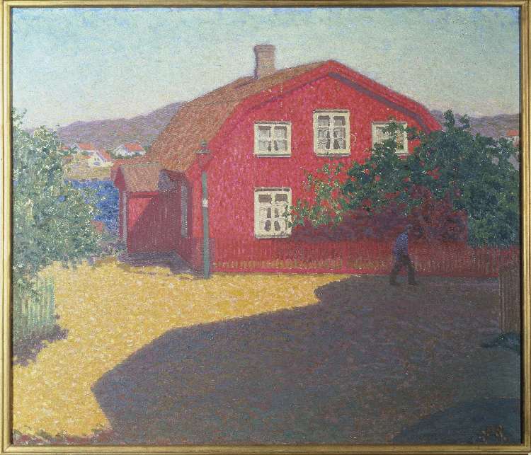 Rotes Haus in Fiskabackskil a Per Adolf (Pelle) Swedland