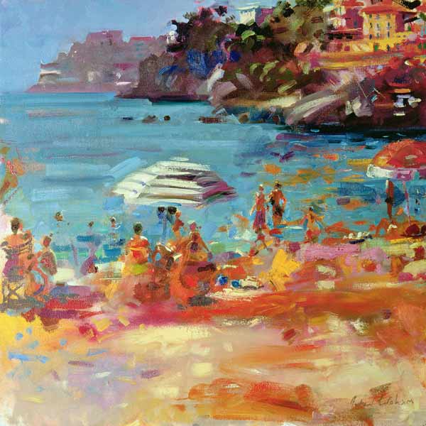 Monaco Coast, 2000 (oil on canvas)  a Peter  Graham