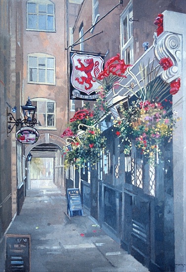 The Red Lion, Crown Passage, St. Jamess, London a Peter  Miller