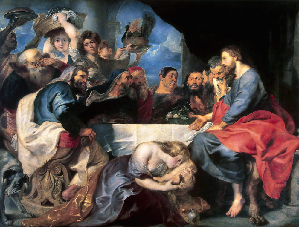 Feast in the House of Simon the Pharisee a Peter Paul Rubens