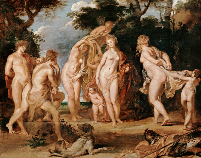 The Judgement of Paris a Peter Paul Rubens