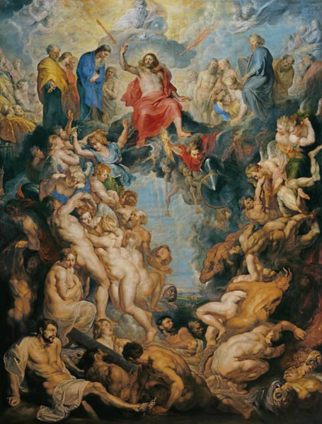 The large Last Judgement. a Peter Paul Rubens