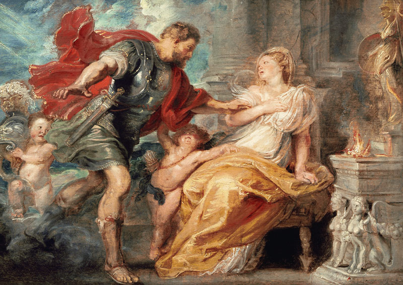 Peter Paul Rubens / Mars and Rhea Silvia a Peter Paul Rubens