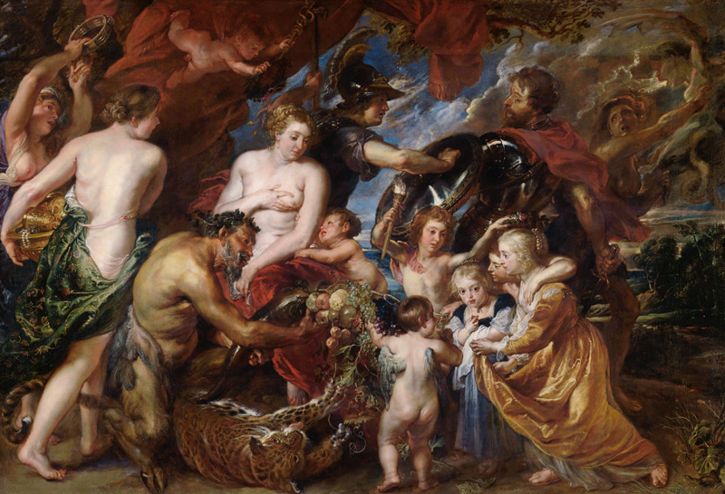 Minerva Protects Pax from Mars (Peace and War) a Peter Paul Rubens