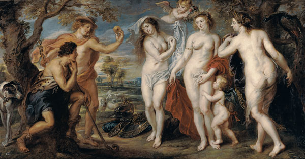 The verdict of the Paris. a Peter Paul Rubens