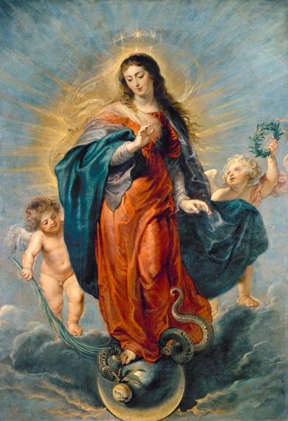 The Immaculate Conception a Peter Paul Rubens