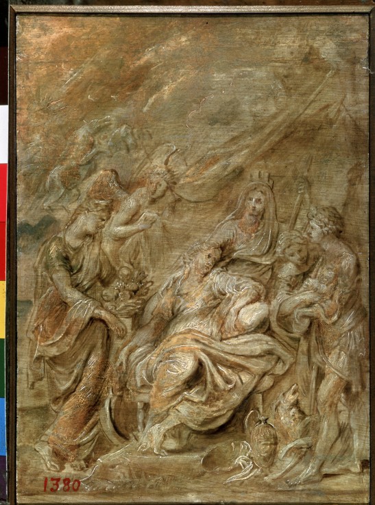 Birth of the Dauphin, Louis XIII a Peter Paul Rubens