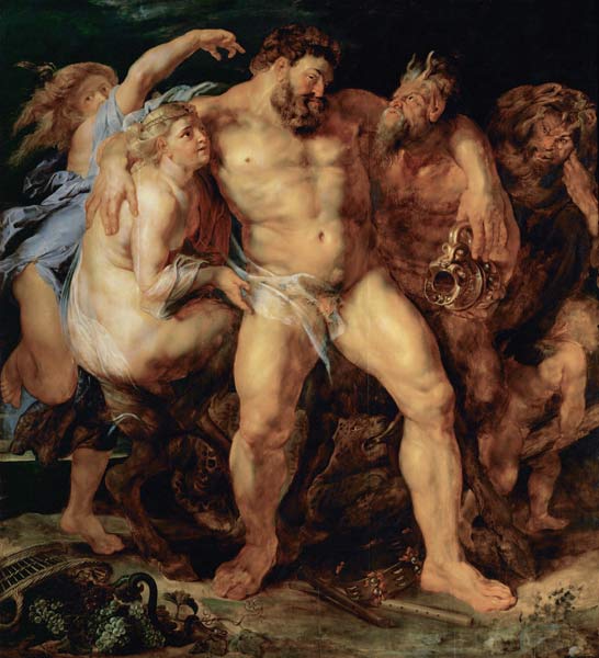 P. P. Rubens / The drunken Hercules a Peter Paul Rubens