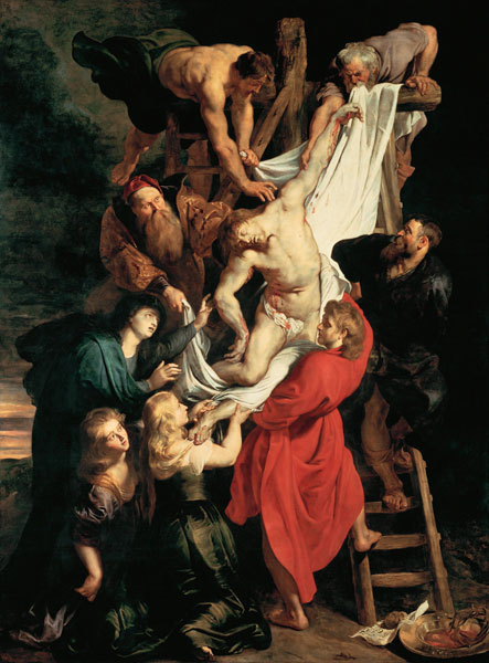 Descent from the Cross triptych, central panel -- Descent from the Cross a Peter Paul Rubens