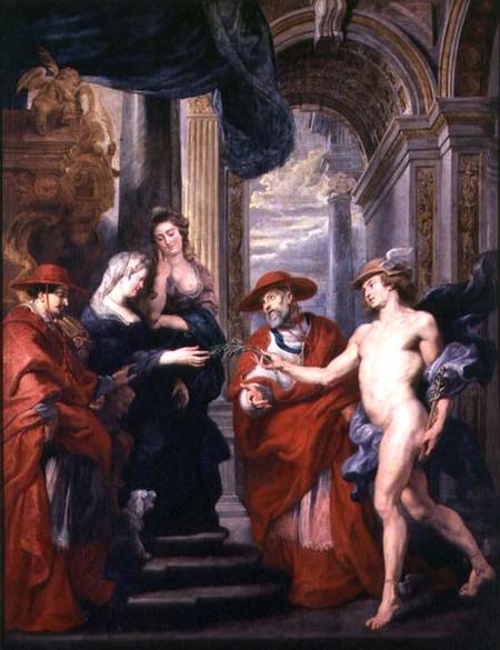 The Medici Cycle: The Treaty of Angouleme a Peter Paul Rubens