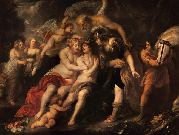 Rubens / Hercules at the Crossroads a Peter Paul Rubens
