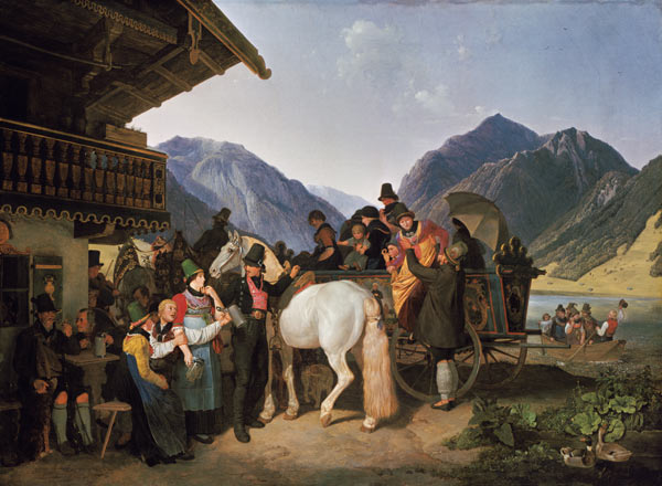 At the Leonhardi feast in Schliersee a Peter von Hess