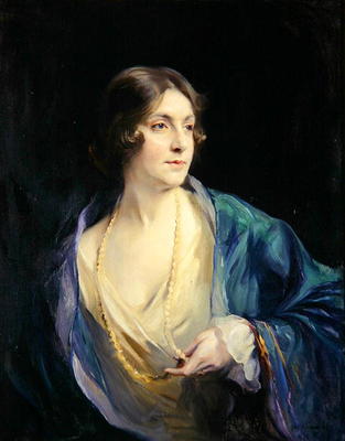 Marjory (Tiny) Heaton Ellis, Lady Forteviot, 1922 (oil on canvas) a Philip Alexius de Laszlo