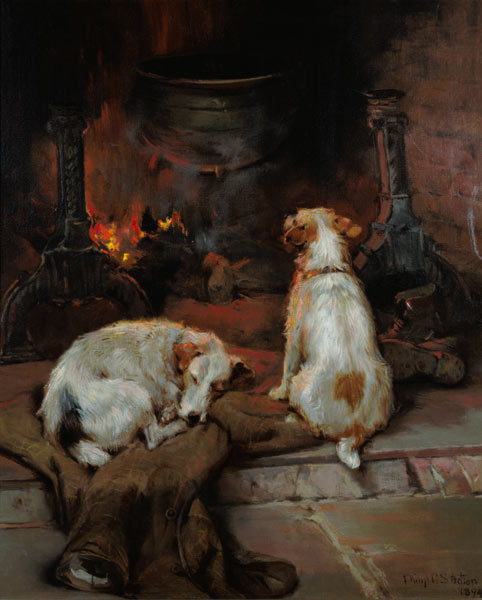 By the Hearth a Philip Eustace Stretton