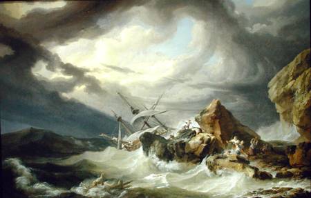 Shipwreck a Philip James (auch Jacques Philippe) de Loutherbourg