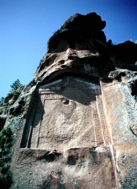 Phrygian rock monument a Phrygian