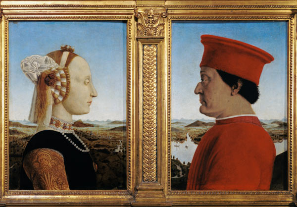 Portraits of Duke Federico da Montefeltr - Piero della Francesca