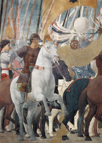 The Legend of the True Cross, detail of - Piero della Francesca