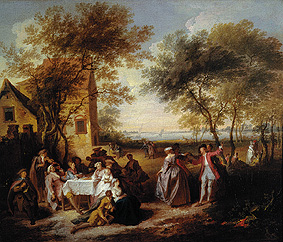 Rural feast. a Pierre-Antoine Quillard
