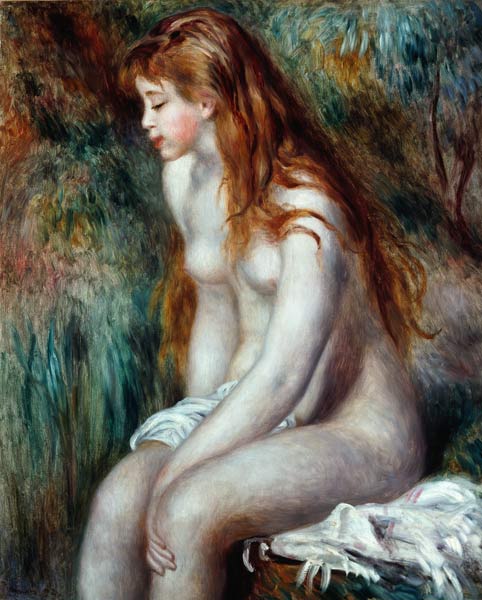 Young ones bathing a Pierre-Auguste Renoir