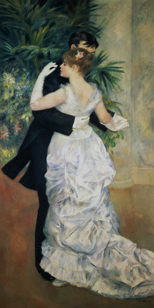 Ballo in citta a Pierre-Auguste Renoir