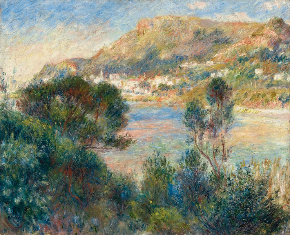 Blick auf Monte Carlo von Cap Martin a Pierre-Auguste Renoir