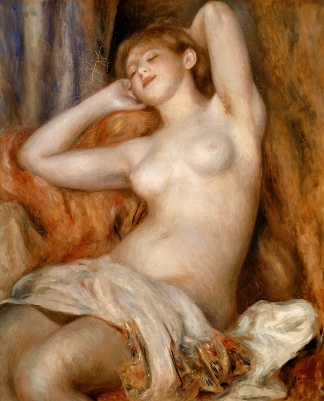 Bagnante addormentata a Pierre-Auguste Renoir
