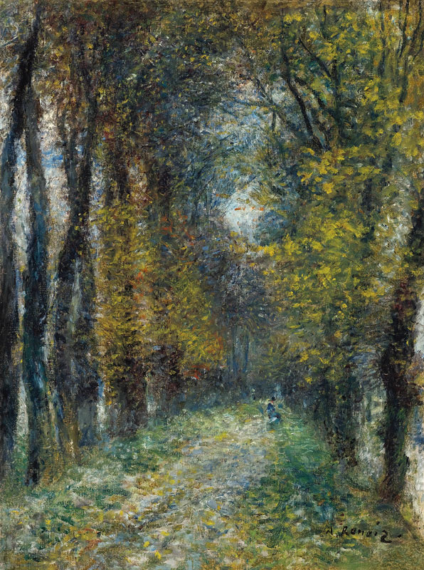 L'allée couverte a Pierre-Auguste Renoir