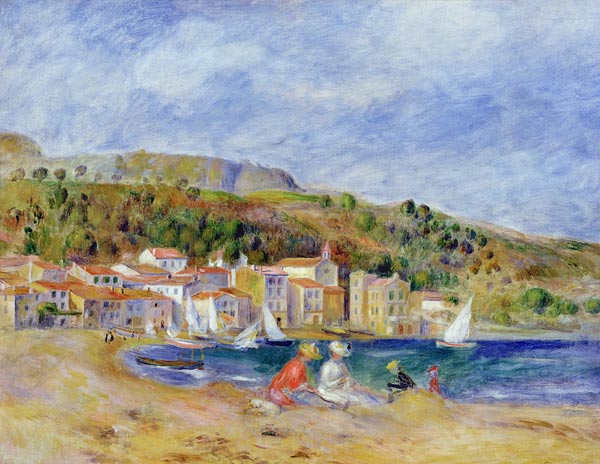 Le Lavandou (oil on canvas) a Pierre-Auguste Renoir