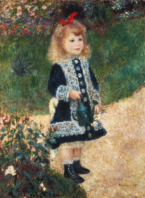 Bambina con l'innaffiatoio a Pierre-Auguste Renoir