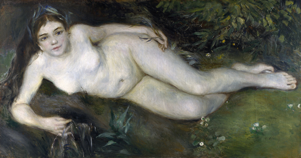 A Nymph by a Stream a Pierre-Auguste Renoir