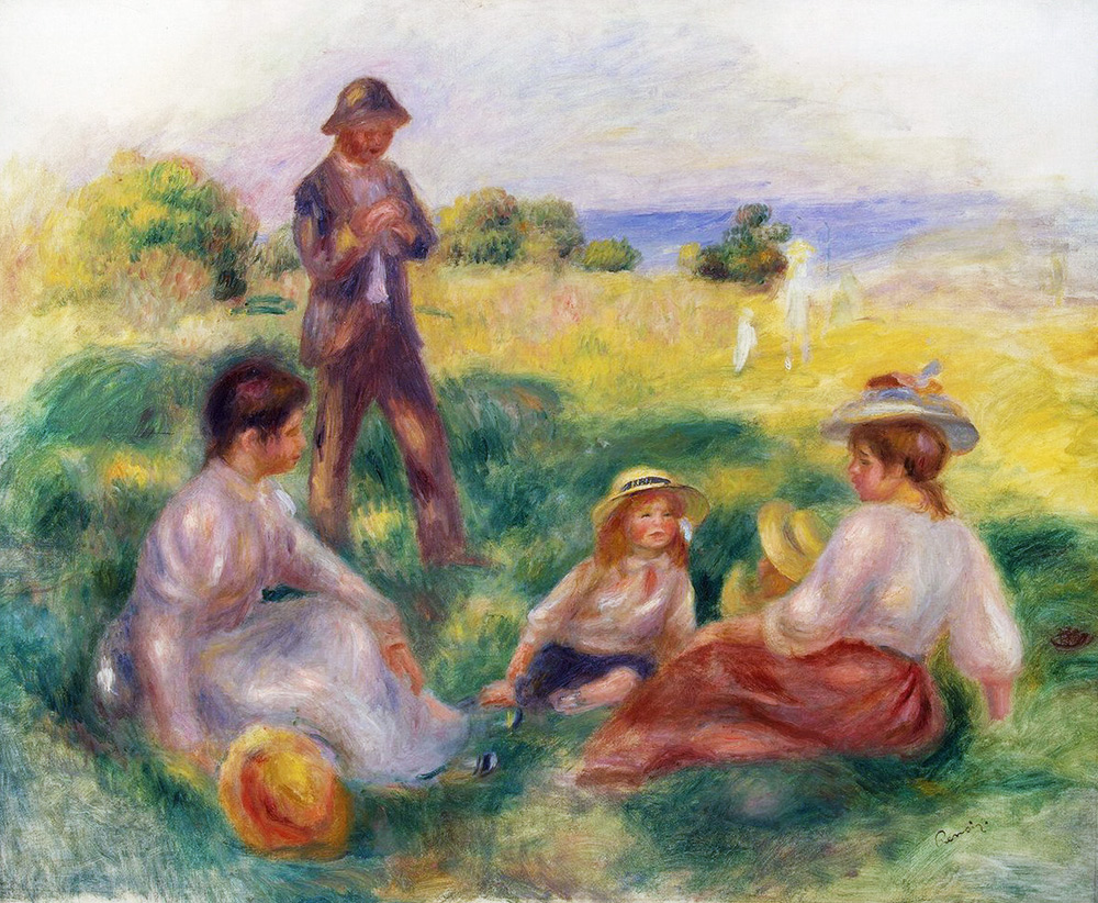 Party in the Country at Berneval a Pierre-Auguste Renoir
