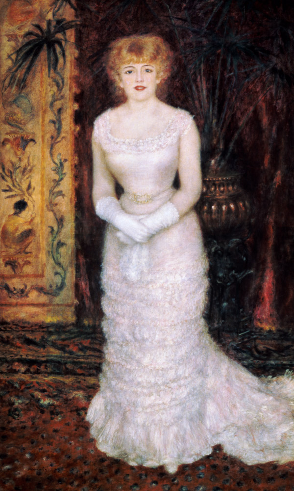 Portrait of Jeanne Samary (1857-90) a Pierre-Auguste Renoir