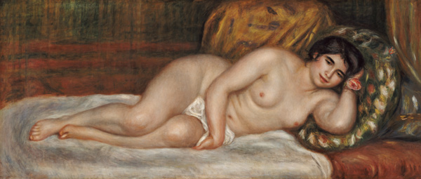 Reclining Bather a Pierre-Auguste Renoir