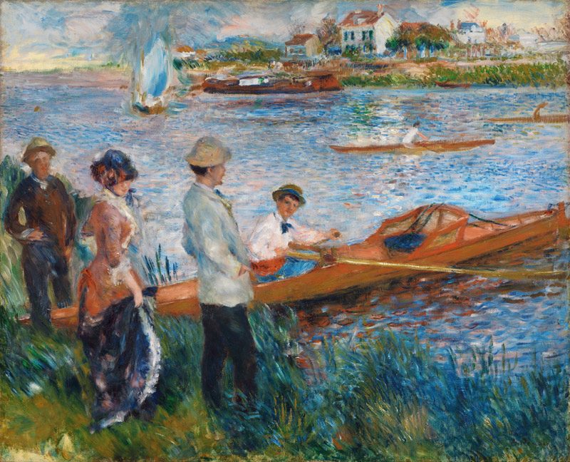 Renoir , Oarsmen near Chatou a Pierre-Auguste Renoir